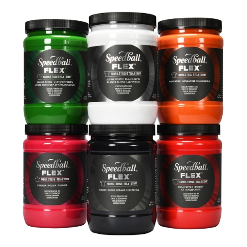 Picture of Speedball Flex Screen Printing Fabric Inks Μελάνια Μεταξοτυπίας 32oz