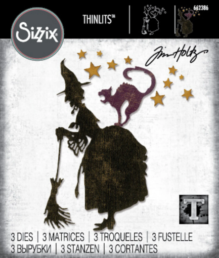 Picture of Sizzix Thinlits Μήτρες Κοπής by Tim Holtz - Witchcraft, 3τεμ.  