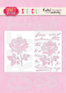 Picture of Craft & You Στένσιλ A6 - Rose on the Letters