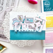 Picture of Pinkfresh Studio Layering Stencils | Σετ Στένσιλ με Vintage Αλληλογραφία - Classic Correspondence, 5 τεμ.