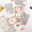 Picture of Pinkfresh Studio Layering Stencils | Σετ Στένσιλ με Vintage Αλληλογραφία - Classic Correspondence, 5 τεμ.