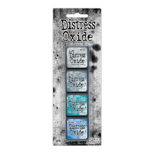 Picture of Tim Holtz Mini Distress Oxide Ink Pads | Σετ Υδατοδιαλυτών Μελανιών Οξείδωσης – Κιτ 4, 4τεμ.