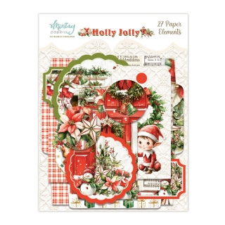 Picture of Mintay Papers  Διακοσμητικά Elements - Holly Jolly, 27τεμ.  