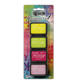 Picture of Ranger Dylusions Archival Mini Ink Pads – Αδιάβροχα Μελάνια Σφραγίδων Dyan Reaveley Kit 5