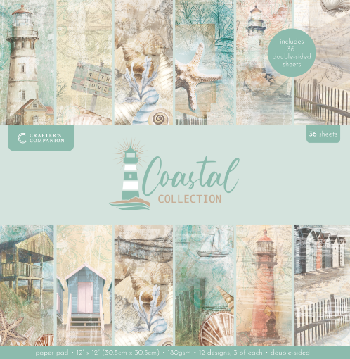 Picture of Crafter's Companion Μπλοκ Scrapbooking 12" X 12" - Coastal