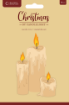 Picture of Crafter's Companion Μεταλλικές Μήτρες Κοπής - Christmas by Candlelight,  Candle Trio, 16τεμ.