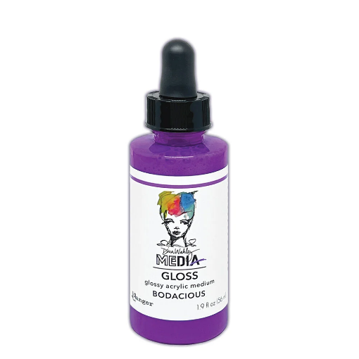 Picture of Dina Wakley Media Gloss Dropper | Ακρυλικό Χρώμα με Gloss Φινίρισμα, Bodacious