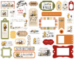 Picture of Echo Park Winnie the Pooh Autumn Frames & Tags | Cardstock Εφήμερσ 33 τεμ.