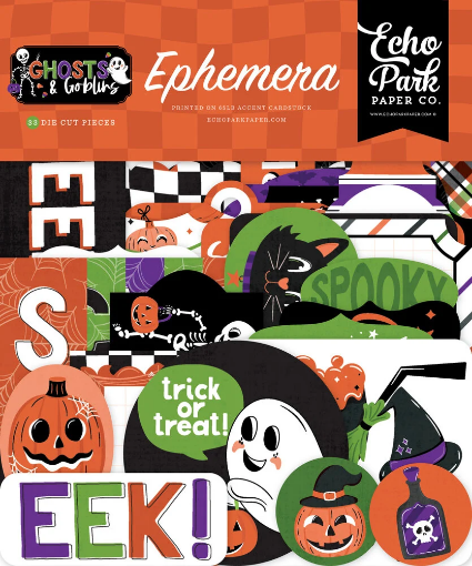Picture of Echo Park Paper Διακοσμητικά Εφήμερα - Ghosts And Goblins, 33τεμ. 