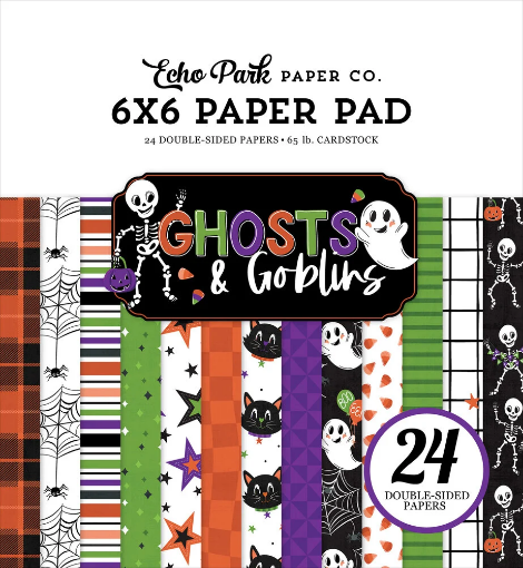 Picture of Echo Park Paper Μπλοκ Scrapbooking Διπλής Όψης 6'' x 6'' - Ghosts And Goblins 