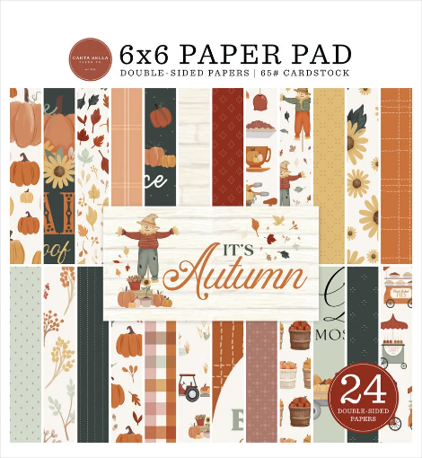 Picture of Carta Bella Paper Μπλοκ Scrapbooking Διπλής Όψεως 6" x 6"- It's Autumn 