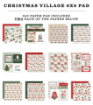 Picture of Carta Bella Paper Μπλοκ Scrapbooking Διπλής Όψης 6'' x 6'' - Christmas Village   