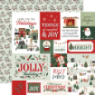 Picture of Carta Bella Paper  Collection Kit Συλλογή Χαρτιών Scrapbooking Διπλής Όψης 12" x 12" - Christmas Village   