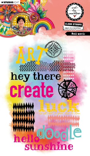 Picture of Studio Light Art By Marlene Διάφανες Σφραγίδες - Bold Words, 12τεμ. 