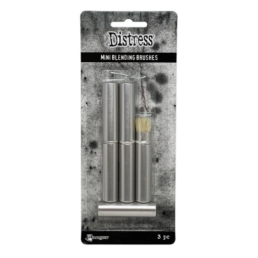 Picture of Ranger Tim Holtz Distress Mini Blending Brushes - Ειδικά Μίνι Πινέλα Blending για Μελάνι, 3τεμ.