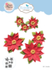 Picture of Elizabeth Craft Designs Festive Holly | Μήτρες Κοπής για 3D Αλεξανδρινά Λουλούδια, 7 τεμ.