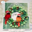Picture of Elizabeth Craft Designs Festive Holly | Μήτρες Κοπής για Χριστουγεννιάτικο Στεφάνι, 10 τεμ.