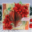 Picture of Elizabeth Craft Designs Festive Holly | Μήτρες Κοπής για 3D Χριστουγεννιάτικα Στολίδια, 4 τεμ.