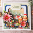 Picture of Elizabeth Craft Designs Festive Holly | Μήτρες Κοπής για Χριστουγεννιάτικους Κοκκινολαίμηδες, 14 τεμ.