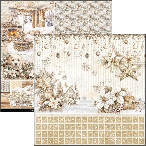 Picture of Ciao Bella Patterns Pad Διπλής Όψεως 12” x 12” - Winter Season 