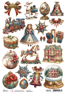 Picture of Ciao Bella Ριζόχαρτο A4 - Toy Shop, Vintage Toys, 5τεμ.