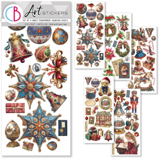 Picture of Ciao Bella Transparent Adhesive Sheets with Stickers Αυτοκόλλητα - Toy Shop, 5τεμ.