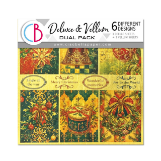 Picture of Ciao Bella Deluxe Paper Gold & Vellum Dual Pack Mixed  6" x 6" - Toy Shop, 6τεμ. 