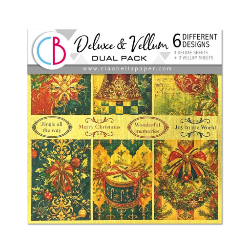 Picture of Ciao Bella Deluxe Paper Gold & Vellum Dual Pack Mixed  6" x 6" - Toy Shop, 6τεμ. 