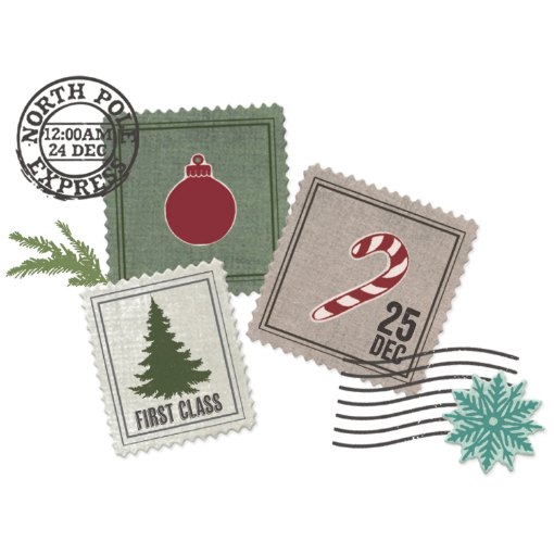 Picture of Sizzix Framelits Die & Stamp Set by 49 and Market - Σετ Σφραγίδες & Μήτρες Κοπής - Special Delivery, 38τεμ. 