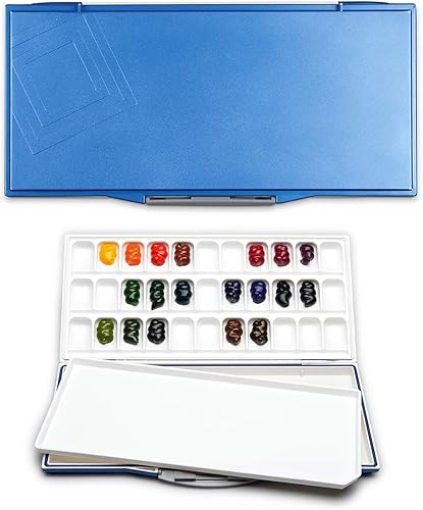 Picture of Mijello Fusion 24 Watercolor Palette - Αεροστεγής Παλέτα, Μπλε