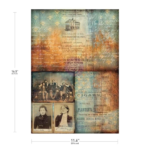 Picture of Prima Marketing Finnabair Decoupage Paper A3 – Chestnut Street – Διακοσμητικό Χαρτί Decoupage με Vintage Ατμόσφαιρα