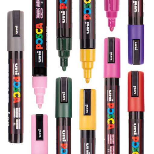 Picture of Ακρυλικοί Μαρκαδόροι POSCA 3M Fine Bullet Tip