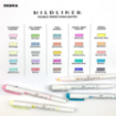 Picture of Zebra Mildliner Brush Warm | Διπλοί Μαρκαδόροι Brush & Fine – 5τεμ.