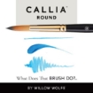 Picture of Willow Wolfe Callia Artist Brush Set -  Σετ Πινέλα Για Ακουαρέλα - Σετ 900: Watercolor Flowers, Rounds and Filbert, 4τεμ.