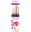 Picture of Willow Wolfe Callia Artist Brush Set -  Σετ Πινέλα Για Ακουαρέλα - Σετ 900: Watercolor Flowers, Rounds and Filbert, 4τεμ.