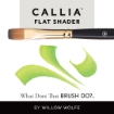 Picture of Willow Wolfe Callia Artist Mixed Media Starter Brush Set - Σετ Πινέλα για Mixed Media - Σετ 100: Liner, Round, Angle, Flat, 4τεμ.