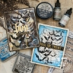 Picture of Stampers Anonymous Tim Holtz Layered Στένσιλ  4"X8.5" - Nr 46  Batground