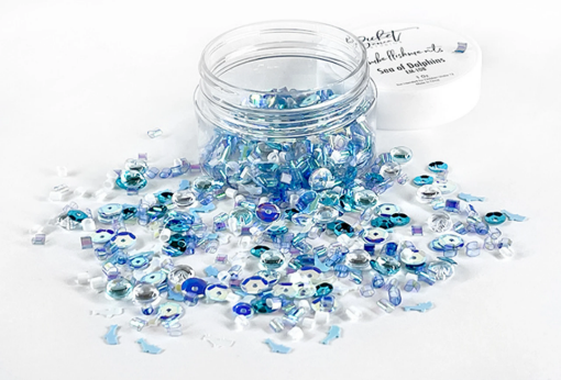 Picture of Picket Fence Studios Embellishments – Mix Διακοσμητικών με Δελφίνια Sea of Dolphins