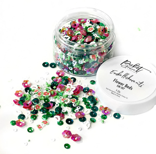 Picture of Picket Fence Studios Embellishments – Mix Διακοσμητικών Flower Beds