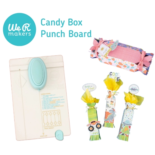 Picture of We R Memory Keepers Candy Box Punch Board - Εργαλείο Δημιουργίας Κουτιών-Καραμελών