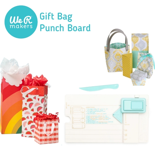 Picture of We R Memory Keepers Gift Bag Punch Board - Εργαλείο Κατασκευής Σακούλας 