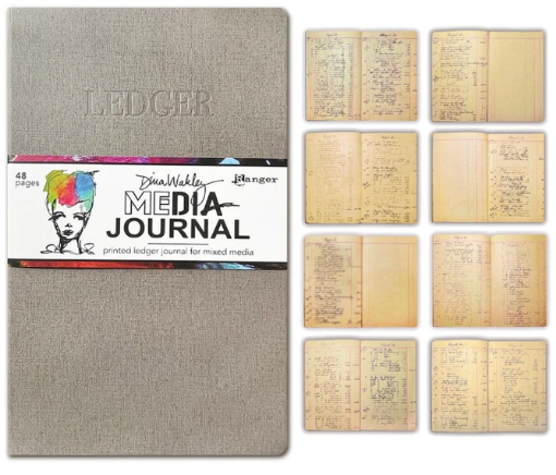 Picture of Ranger Dina Wakley MEdia Ledger Journal 30.5 x 19cm