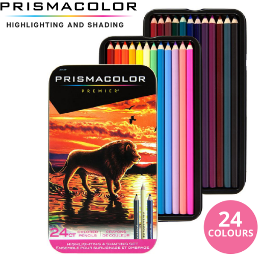 Picture of Prismacolor Premier Soft Core Χρωματιστά Μολύβια για Σκιάσεις, 24τεμ.