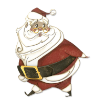 Picture of Sizzix Thinlits Colorize Tim Holtz | Μήτρες Κοπής Jolly St. Nick - Άγιος Βασίλης, 11 τεμ.