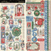 Picture of Graphic 45  Cardstock Αυτοκόλλητα - Deck the Halls, 2τεμ.
