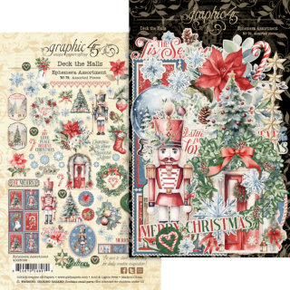 Picture of Graphic 45 Cardstock Die-Cuts Διακοσμητικά Εφήμερα - Deck the Halls, 70τεμ.