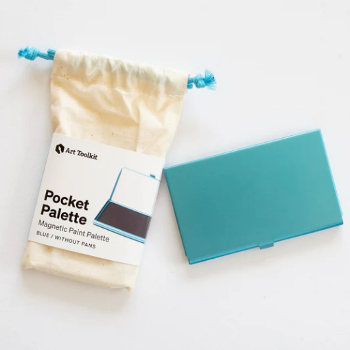 Picture of Art Toolkit Pocket Palette Μαγνητική Παλέτα Τσέπης Μπλε – Χωρίς Pans