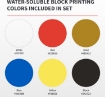 Picture of Speedball Water-Soluble Block Printing Ink Set Μελάνια Λινοτυπίας - Starter Set, 6τεμ.