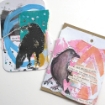 Picture of Dina Wakley MEdia Cling Stamps Scribbly Ravens | Σετ Σφραγίδων με Κοράκια, 5 τεμ.
