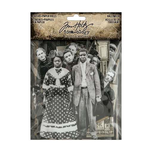 Picture of Tim Holtz Idea-Ology Διακοσμητικά Die Cuts  - Halloween Paper Dolls, 67τεμ